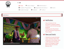 Tablet Screenshot of gossaigaoncollege.org